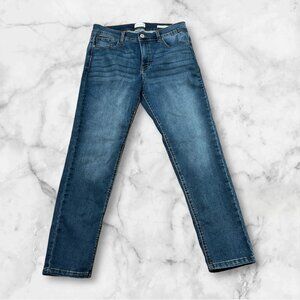 Angels Forever Young Womens Convertible Skinny Jeans Size 12/31 Medium Blue Deni